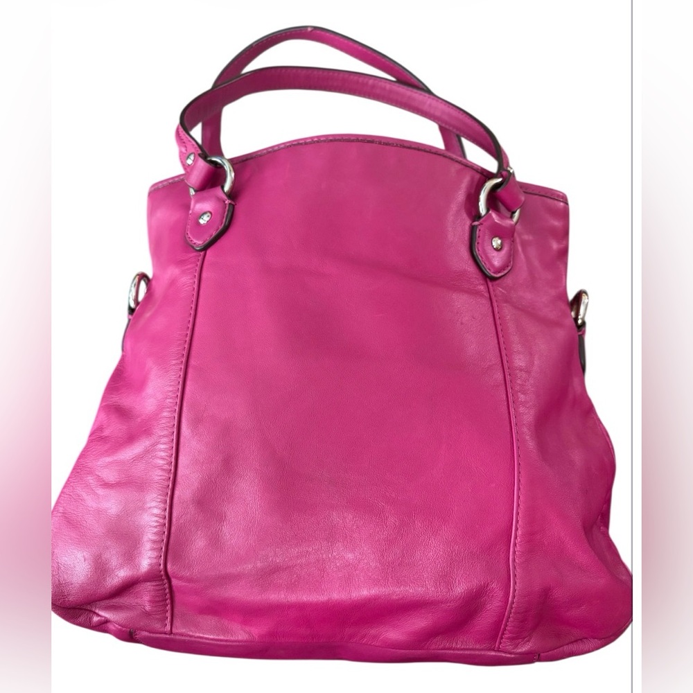 Coach Daisy Mia leather dark pink bag - Picture 2 of 10